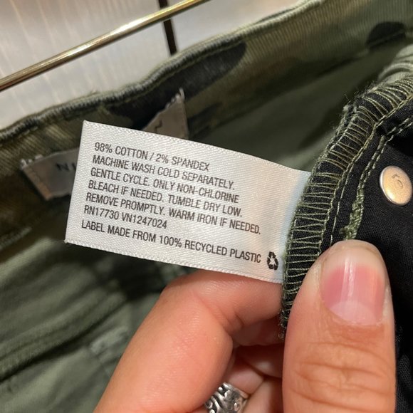 NILI LOTAN for TARGET Women's Camo Print High-Rise Ankle Skinny Jeans 4 - Picture 6 of 7